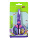 Ножиці  дитячі пластикові 130мм кольор фіолетовий в блістері  ZB5008-07