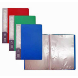 Дисплей-книга А4 пластикова на 20 файлів колір мікс Panta Plast