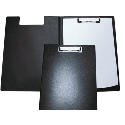 Папка-Кліпборд  з верхнім кліпом; пластик А4;Е30153-01колір чорний