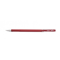 Ручка гелева, 0,5мм. Axent Forum AG1006-A,  корпус прогумований, чорнила червона