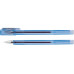 Ручка гелева, 0,5мм., E11913-02, прозора, PIRAMID, чорнила сині