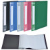 Дисплей-книга А4 пластикова на 20 файлів колір микс