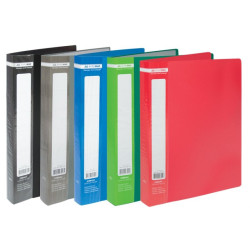 Дисплей-книга А4 пластикова на 40 файлів колір асорті ВМ3616