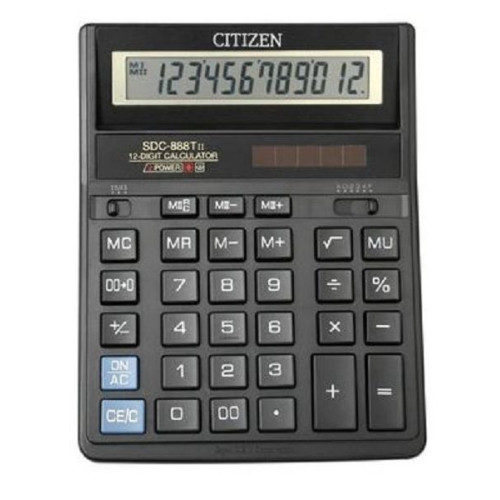 Калькулятор Citizen SDC-444 12-розряд професійний 203*158*31мм рожевий
